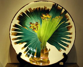 中國,廣東,陶瓷,平,裝飾,工藝品